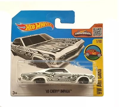 Buy Hot Wheels Dhr84 '65 Chevy Impala 1/10 Hw Art Cars 191/250 • 6.99£