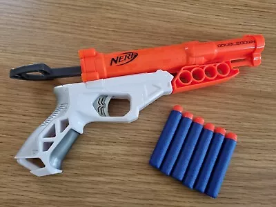 Buy Nerf Double Down Blaster  + Bullets Darts • 4.99£