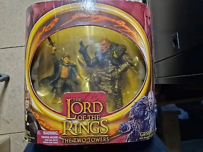 Buy Toy Biz Lord Of The Rings The Two Towers Merry & Grishnakh Action Figure 2 Pack • 39.99£