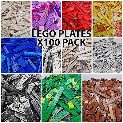 Buy LEGO Plates X100 Pack Bundle LOT Select Your Colour Random Sizes Flat Bricks • 8.49£
