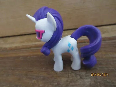Buy My Little Pony Unicorn White Miniature Ponyville Mauve Plastic Hair  Blue Stars • 6.99£
