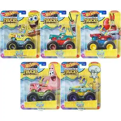 Buy Hot Wheels Spongebob Squarepants Monster Trucks - 5 PACK • 49.99£