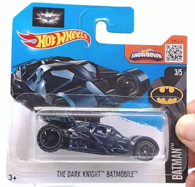 Buy Hot Wheels Batman 3/5 The Dark Knight Batmobile Blue Variant SHOWDOWN • 6.99£