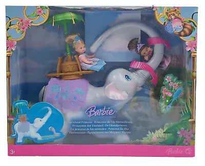 Buy Mattel Barbie Princess Of The Animal Island Elephant Swing & Twirl Tika With 2 Figures • 71.59£