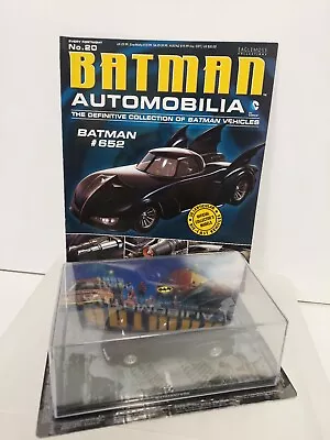 Buy Eaglemoss Automobilia Batman #652 Batmobile & Magazine Issue 20 Carded • 5.99£