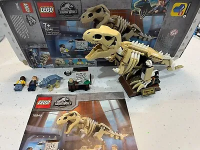 Buy LEGO Jurassic World: T. Rex Dinosaur Fossil Exhibition (76940) Complete With Box • 10.50£