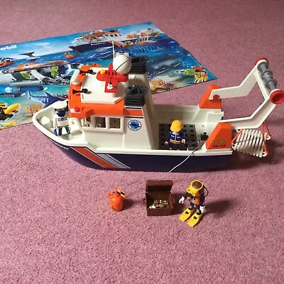 Buy PLAYMOBIL 4469 Vintage Nautical Expedition Ship Explorer / Rescue Boat + Poster • 36.50£