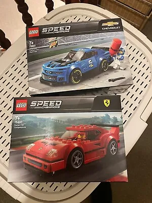 Buy Lego Speed Champions 75890 Chevrolet Camaro And 75891 Ferrari F40 • 39.99£