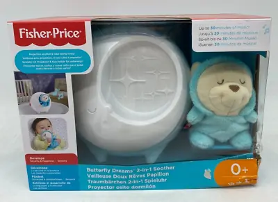 Buy Fisher Price Butterfly Dreams 2 In 1 Soother  Ages 0+ YJN001  NG • 18£