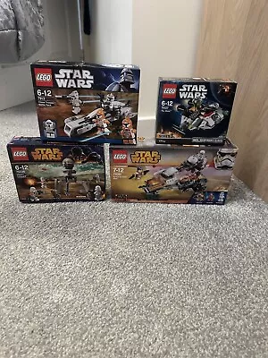 Buy Lego Star Wars Battle Pack Bundle Plus Microfighter BNIB Sealed • 49£