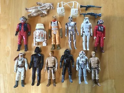 Buy Vintage Star Wars Figures Kenner Job Lot X13 Some Original Weapons & Accessories • 29£