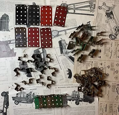 Buy Meccano Miscellaneous Bracket Sets. Vintage, Used Condition. • 6.25£