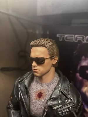 Buy Hot Toys T1 Terminator Headsculpt With Glasses 1/6 • 90£