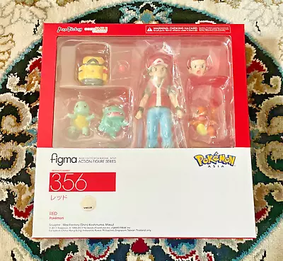 Buy Figma 356 Pokemon Red Trainer Max Factory Action Figure Brand New Sealed • 237.35£