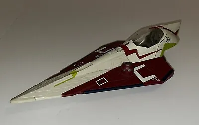 Buy Hasbro Star Wars The Clone Wars 2012 Obi-Wan Jedi Starfighter 3.75  No Missiles • 24.99£