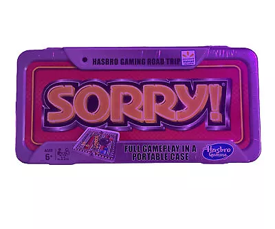 Buy Sorry Hasbro Gaming Road Trip Travel Board Game Portable Case New Sealed • 12.29£