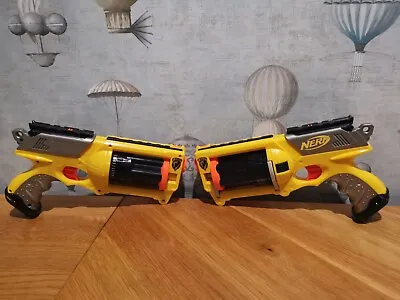 Buy 2 X Nerf Maverick Rev-6 (Yellow) Fully Working Excellent Condition • 10£