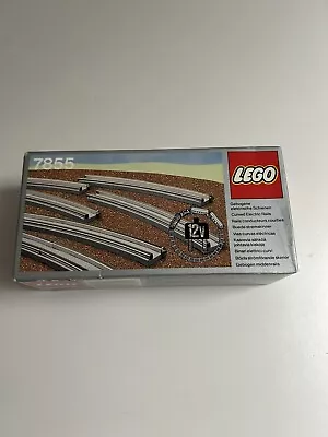 Buy LEGO Trains: 8 Curved Electric Rails Grey 12V (7855) • 13£