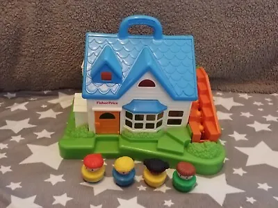 Buy Vintage Fisher Price House Cottage  1990'S CHUNKY PEOPLE   • 45£