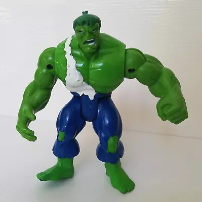 Buy Vintage Incredible Hulk Smash & Crash Action Figure With Kicking Motion 1997 Toy • 12.99£