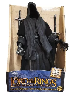 Buy Lord Of The Rings Deluxe Poseable Witch-King Ringwraith Figure Boxed • 20£