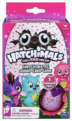 Buy Hatchimals Jumbo Card Game With Surprise Mystery Figure Great Holiday Gift • 12.51£