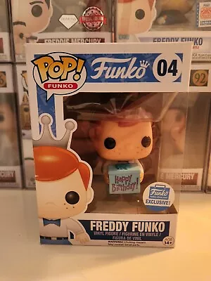 Buy Funko Pop! Vinyl Freddy Funko #04 Happy Birthday Includes 0.5 Protector • 43.99£