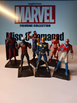 Buy Marvel Figures: Electra,Magneto, Hawkeye, Nova, Capn Marvel, Capn Britain • 14£