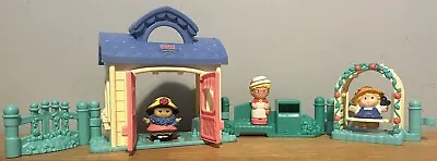 Buy Fisher Price Little People Playtime Pals Tea Party At The Playhouse 7 Item Set • 12£
