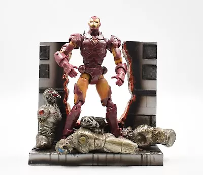 Buy Marvel Legends Series VIII - Modern Armor Iron Man Action Figure & Ultron Base • 19.99£