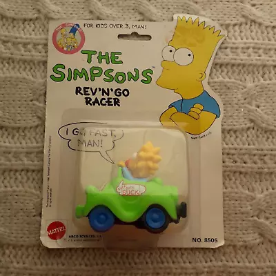 Buy Mattel 3.25  The Simpsons Maggie Simpson Rev'N'Go Racer • 18.50£