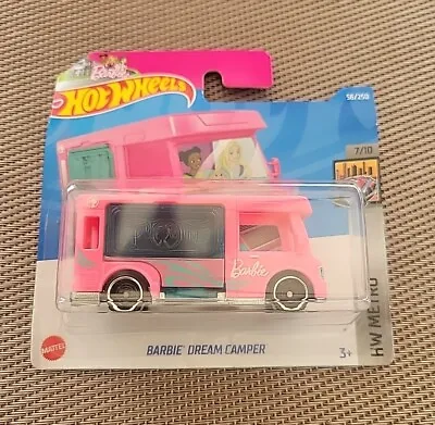 Buy Hot Wheels 2022 Barbie Dream Camper 7/10 New HW Metro • 9.99£