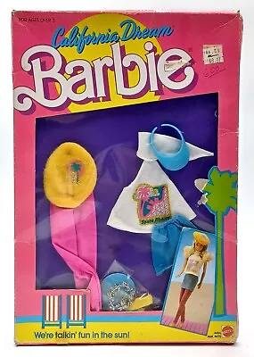 Buy Vintage 1987 Barbie California Dream Santa Monica Beach Fashions / Mattel 4466 • 51.29£