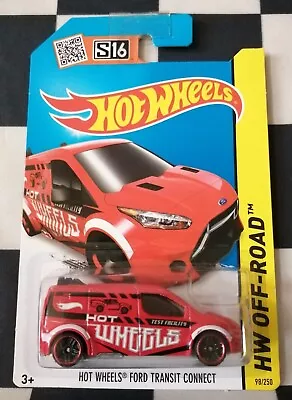 Buy Hot Wheels Ford Transit Connect HW Off Road Long Card 98/250 • 5.99£