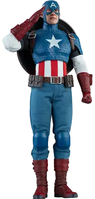 Buy MARVEL Classic Captain America Sixth Scale Action Figure Sideshow Collectibles • 280.81£