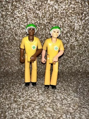 Buy Vintage Fisher Price Adventure People PARAMEDIC Yellow Outfit 3.5  Figure 70s X2 • 15£
