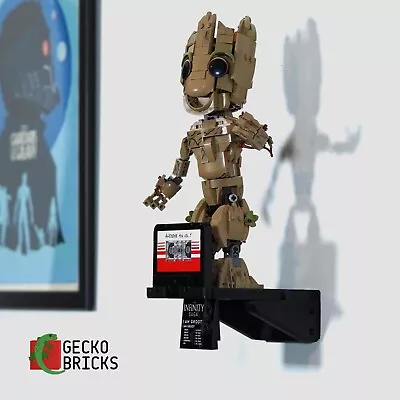 Buy Gecko Bricks Wall Mount For LEGO Marvel I Am Groot 76217 • 15£