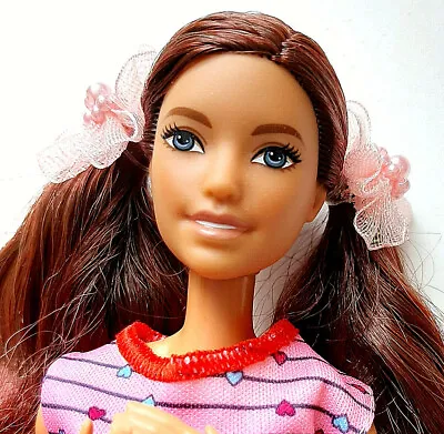 Buy Barbie Mattel Made To Move Body + Fashionistas #66 Head Hybrid Doll A.Konvult • 82.24£