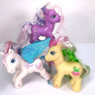 Buy My Little Pony G3 Bundle Fancy Flora Wisteria Star Catcher Pegasus 2000's • 17.99£