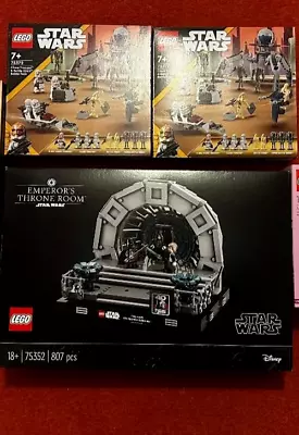 Buy LEGO STAR WARS BUNDLE (1x 75352, 2x 75372) BRAND NEW IN BOX • 100£