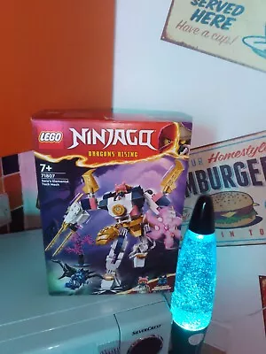 Buy LEGO NINJAGO 71807 Dragons Rising Sora’s Elemental Tech Mech Set • 1.31£