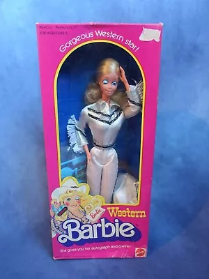 Buy ♡ BARBIE ♡ Western Barbie - USA Version ♡ NRFB In Original Packaging ♡ 1980 #1757 • 102.76£