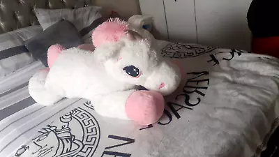 Buy Giant XL Unicorn Soft Toy Teddy Massive Bed Cuddly Stars Comfort • 5£