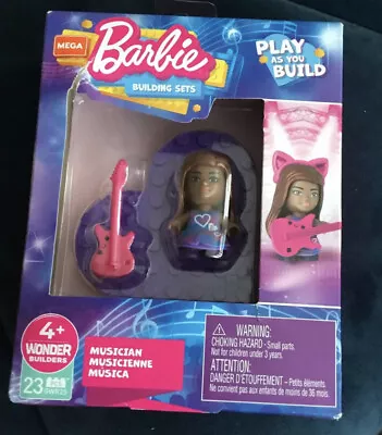 Buy Mega Construx Barbie - You Can Be Anything (musician) • 12.95£