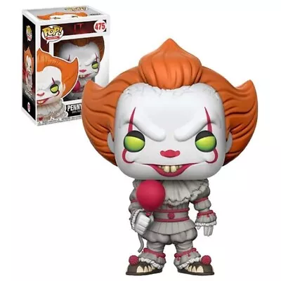 Buy #475 Funko Pop Pennywise With Balloon IT + Protector Movie Figures • 15.95£