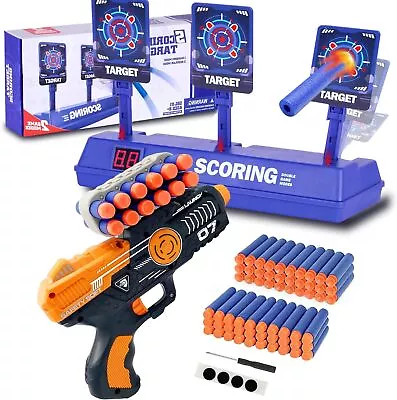 Buy Shooting Targets With Toy Gun,Electronic Digital Target For Nerf...  • 26.90£