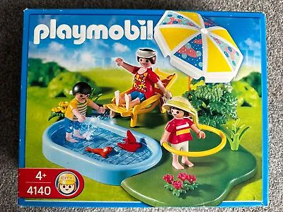 Buy Playmobil City Life Paddling Pool 4140 Boxed With Instructions. VGC. • 4.49£