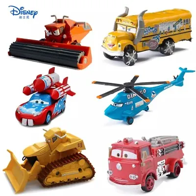 Buy Mattel Disney Pixar Cars 3 Miss Fritter 1:55 Diecast Toys Tractors Red Materdor • 11.39£