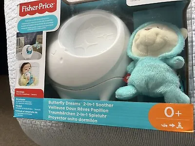 Buy Fisher Price Butterfly Dreams 2 In 1 Baby Soother Light Projector & Music 0+ NEW • 11.50£