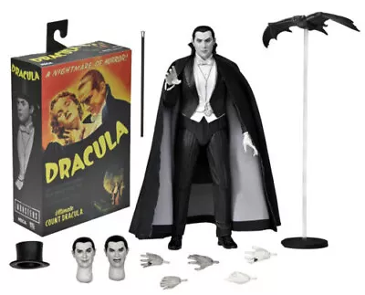 Buy NECA Ultimate Dracula Universal Monsters (B & W) Carfax Abbey 7  Action Figure • 42.99£